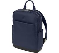 Moleskine - Classic Pro Collection Leather Backpack, Professional Office Backpack, Laptop Backpack for Laptops, Notebooks up to 15'', Dimensions 43 x 33 x 14 cm, Sapphire Blue Color