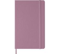 Moleskine Classic Ruled Notebook, With Hard Cover and Elastic Closure, Majestic Pink, Large Format 13 x 21 cm