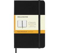 Moleskine Classic Pocket Notebook Ruled 192 Pages 96 Sheets, black