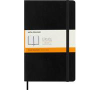 Moleskine - Classic Ruled Paper Notebook - Soft Cover and Elastic Closure Journ