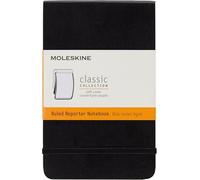 Moleskine Classic Ruled Paper Notebook - Soft Cover and Elastic ClosureJournal, Black, Pocket 9 x 14 A6, 192 Pages