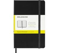 Moleskine Classic Squared Paper Notebook Hard Cover and Elastic Closure Journal
