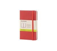Moleskine Coral Orange Pocket Plain Notebook Hard