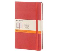 Moleskine Coral Orange Pocket Ruled Notebook Hard
