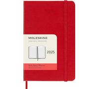 Moleskine Daily Planner, 12-Month 2025 Daily Agenda, Hard Cover and Elastic Clos