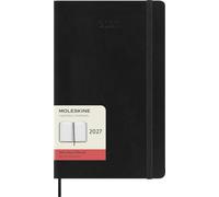 Moleskine 2027 12-Month Daily Large Softcover Notebook: Black - 8056999279394