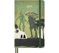Moleskine DHLR12DC3Y27 Lord of the Rings Mary & Pipin 2027 12 Months Daily Large Size (W x H x D): 5.1 x 8.3 inches (13 x 21 cm), Hard Cover, Green