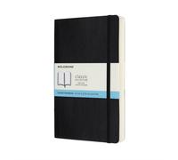 Moleskine Expanded Large Dotted Softcover Notebook Black (Paperback Book)