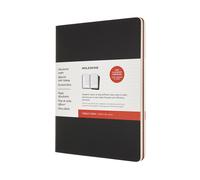 Moleskine Extra Large Subject Cahier Journals: Black/Cranberr... - 8053853602503