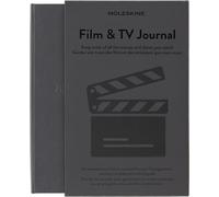 Moleskine Film & TV Journal, Notebook for Cinema, Film and TV Series Enthusiasts, Film Review Notebook with Introduction to the History of Cinema, Hard Cover, Grey Colour, 400 Pages