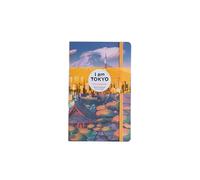 Moleskine I Am Tokyo Ruled Notebook, Hard Canvas Cover and Elastic Closure, Large 13 x 21 cm, Tokyo Theme