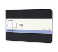 Moleskine Art Plus Sketchbook, Large, Plain, Black