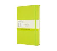 Moleskine Large Plain Hardcover Notebook Lemon Green (Notebook / blank book)