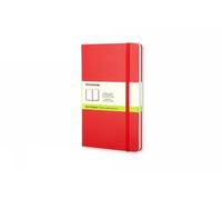 Moleskine Large Plain Hardcover Notebook Red