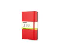 Moleskine Large Plain Hardcover Notebook Red