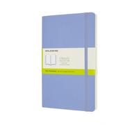 Moleskine Large Plain Softcover Notebook Hydrangea Blue (Notebook / blank book)