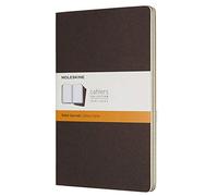 Moleskine Large Ruled Cahier Journal - Coffee Brown (Pack of 3)