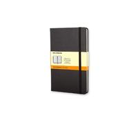 Moleskine - Large Hardback Ruled Notebook - Black