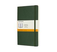 Moleskine Notizbuch Large/A5, Liniert, Weicher Einband, Myrtengrün