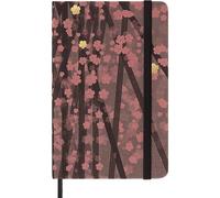 Moleskine - Limited Edition Notebook, Sakura Notebook with Themed Graphics, Ruled Layout and Fabric Hard Cover, Size Pocket 9x14cm, 192 pages