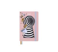 Moleskine Alice’s Adventures in Wonderland 12-Month Weekly Planner 2027, Ruled with Hard Cover and Elastic Closure, Alice, Large Size 13 x 21 cm