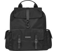 Moleskine Medium Backpack Legendary Collection, Backpack For Work And University With Padded Laptop Sleeve, 100% Recycled Material, Dimensions 39.5 x 39 x 15 cm, Color Black