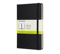 Moleskine Medium Plain Hardcover Notebook: Black