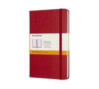 Moleskine Medium Ruled Hardcover Notebook: Scarlet
