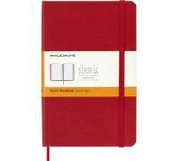 Moleskine - MEDIUM RULED HARDCOVER NOTEBOOK SCARLET - Hardback - D245z