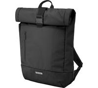 Moleskine Men's Metro Roll Top Backpack in Black Moleskine Black