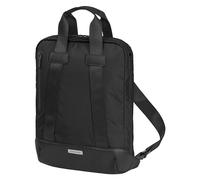 Moleskine Metro Collection Vertical Backpack, Laptop Bag for Laptop, Notebook, iPad and Tablet up to 15'', Dimensions 31 x 42 x 10 cm, Color Black