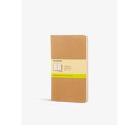Moleskine Moleskine Cahier Plain Journals Set Of Three Kraft Brown