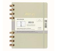 Moleskine Monthly Planner 2022, 2023, 12-Month Monthly Diary, Monthly Notebook with Hard Cover, Size Extra Large 19 x 25 cm, Crush Kiwi