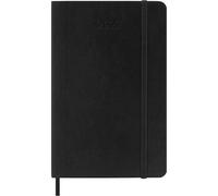 Moleskine Monthly Planner 2027, Soft Cover 12 Month Diary with Elastic Closure, Pocket Size 9x14 Cm, Black