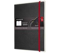 Moleskine, Notebook Adobe Creative Cloud Paper Tablet, Digital Notebook with White Pages - Notebook Suitable to Use with Pen Moleskine +, Black Color - Extra Large Size 19 x 25 cm