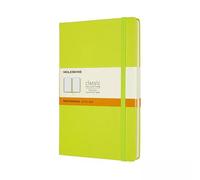 LARGE RULED HB NOTEBOOK: LEMON GREEN - - book