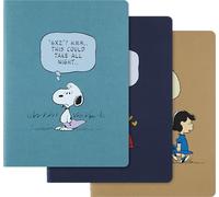 Moleskine Peanuts Cahier Journal, Set of 3 Lined Notebooks, with Soft Covers and Themed Bookmark, 16 Detachable Sheets, Size XL 19 x 25 cm