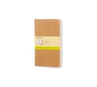 Moleskine Plain Cahier L - Kraft Cover (3 Set) by Moleskine