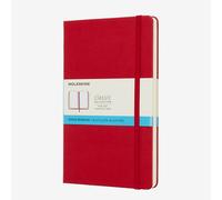 Moleskine : Plain Notebook : 13x21cm (Apx.5x8in) : Hard Cover : 240 pages : Red
