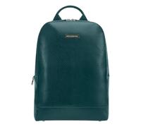 Moleskine Precious and Ethical Vegan Backpack, Python-Effect VEGEA Material, with Device Compartment, Pouch, Shopper & Keyring, Size 26 x 37 x 9 cm, Green