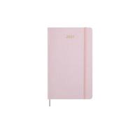 Moleskine Weekly Planner 2027, Vegan Soft Cover Precious and Ethical 12 Month Diary with Space for Notes, and Gift Box, Large 13x21 Cm, Cherry Blossom Pink