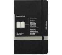 Moleskine Pro Notebook, Professional Office Notebook, Hard Cover and Elastic Closure, 124 Pages, Large Format 13 x 21 cm, Colour Black