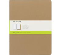 Moleskine QP433 2X-Large Cahier Kraft Plain Journal - Brown