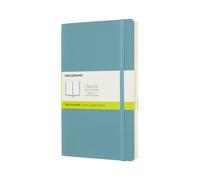 Moleskine Reef Blue Notebook Large Plain Soft
