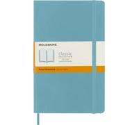 Moleskine Reef Blue Notebook Large Ruled Soft - New Paperback - Y245z