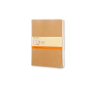 Moleskine Ruled Cahier Xl - Kraft Cover (3 Set) by Moleskine