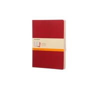 MOLESKINE RULED CAHIER XL RED COVER 3 ST Hardback Self Help Business