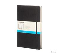 Moleskine - Large Hardback Ruled Notebook - Black