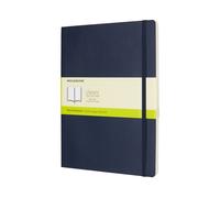 Moleskine Sapphire Blue Extra Large Plain Notebook Soft by Mo... - 8055002854788