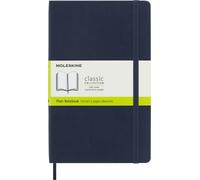 Moleskine - Sapphire Blue Large Plain Notebook Soft - Paperback - P245z